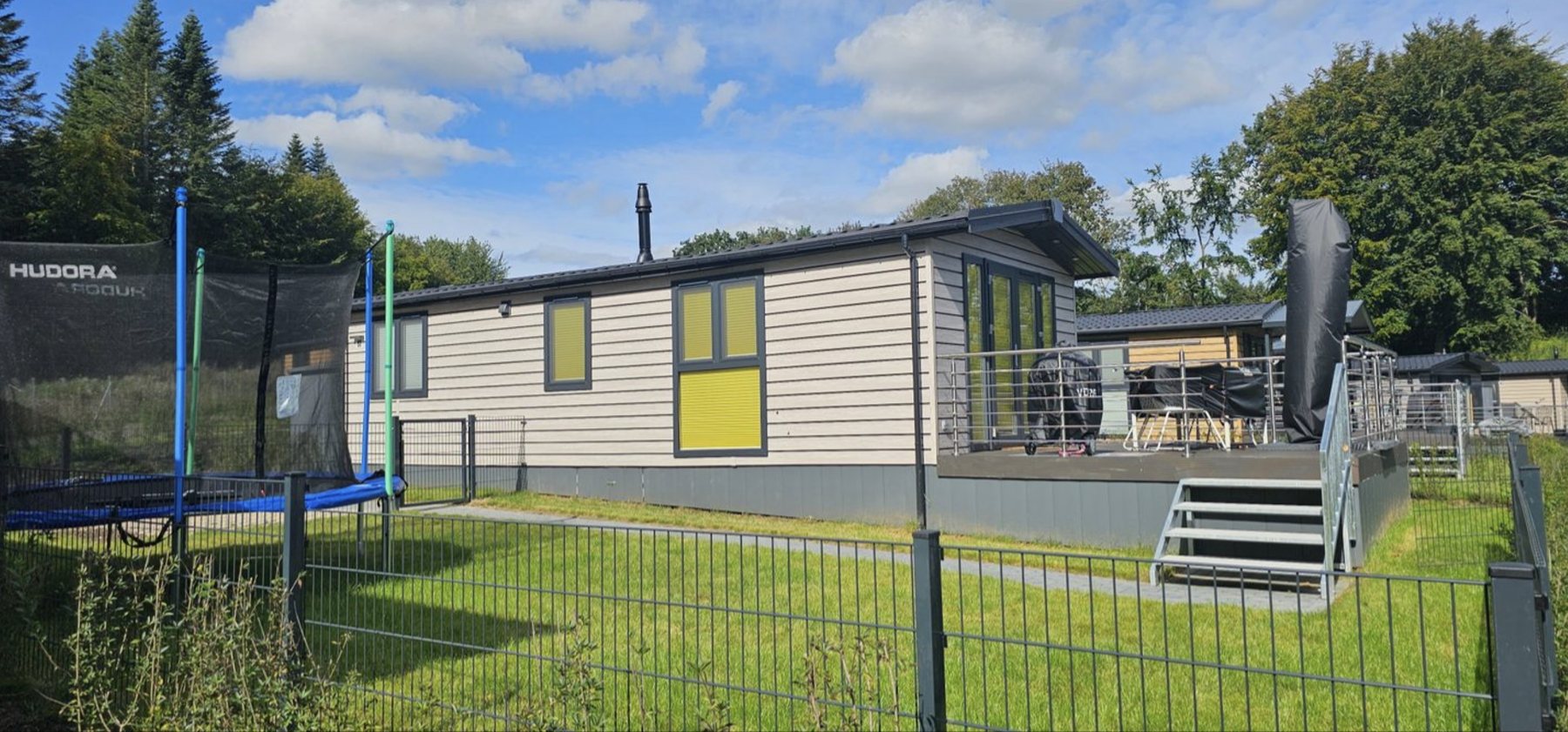 Ferienhaus in Haffkrug mit eingezäuntem Garten und Trampolin